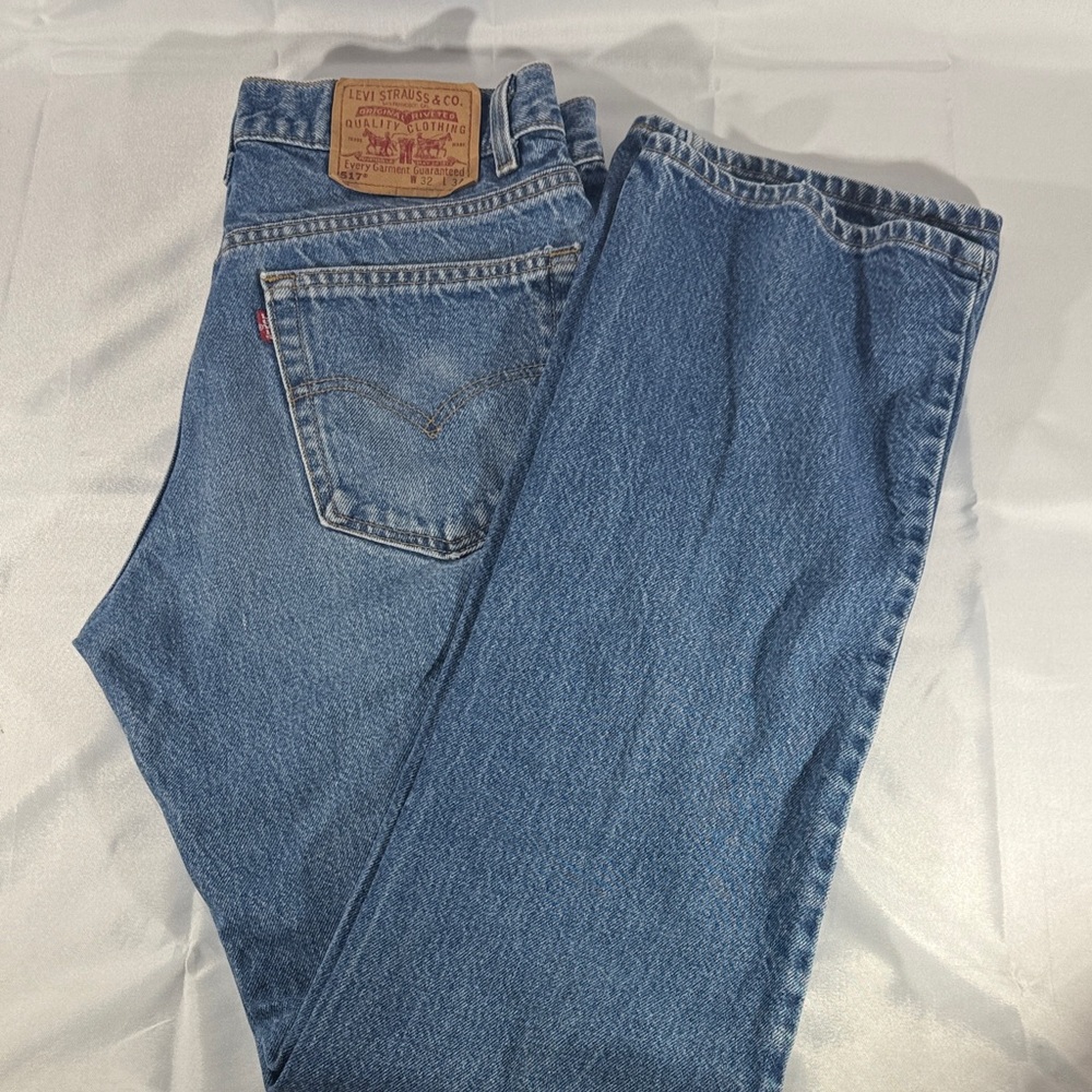 Levi's Men's 517 Classic bootcut Blue Jeans made in USA Y2K